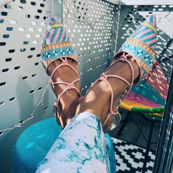 ASOS Multicolor Patterned Heels - Picture 4 of 7